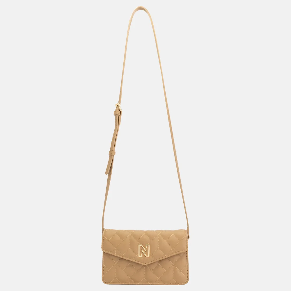Nikkie Daxing Quilt schoudertas caramel